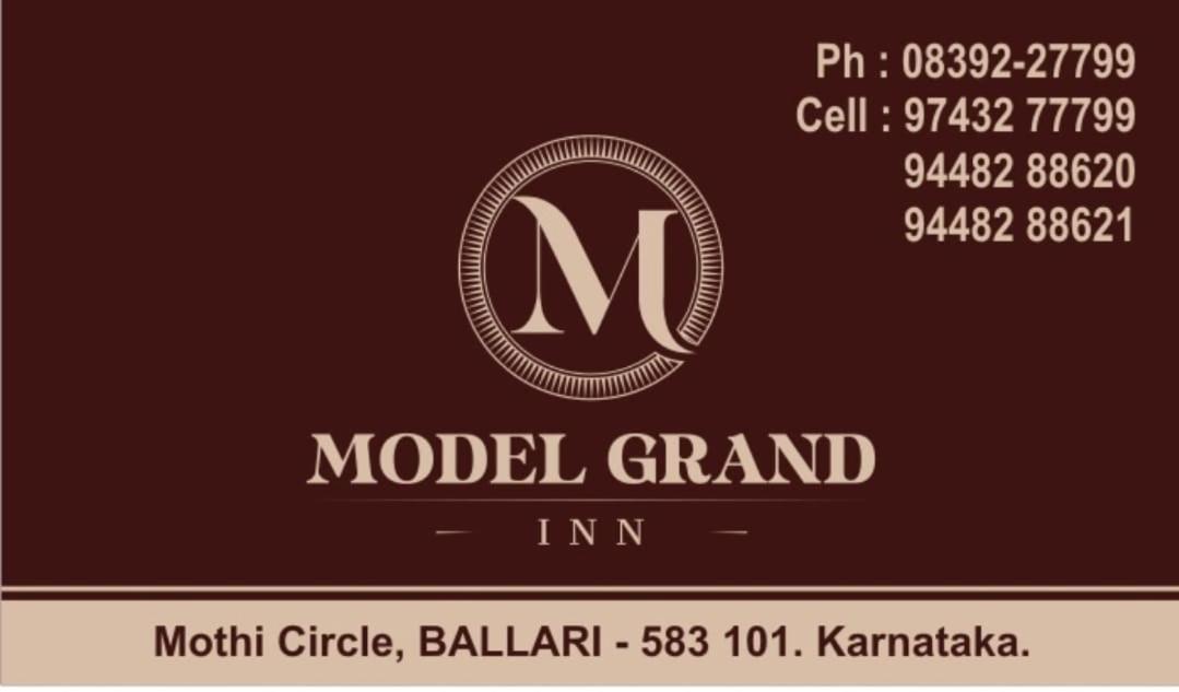 Model Grand Inn Bellary Exterior photo